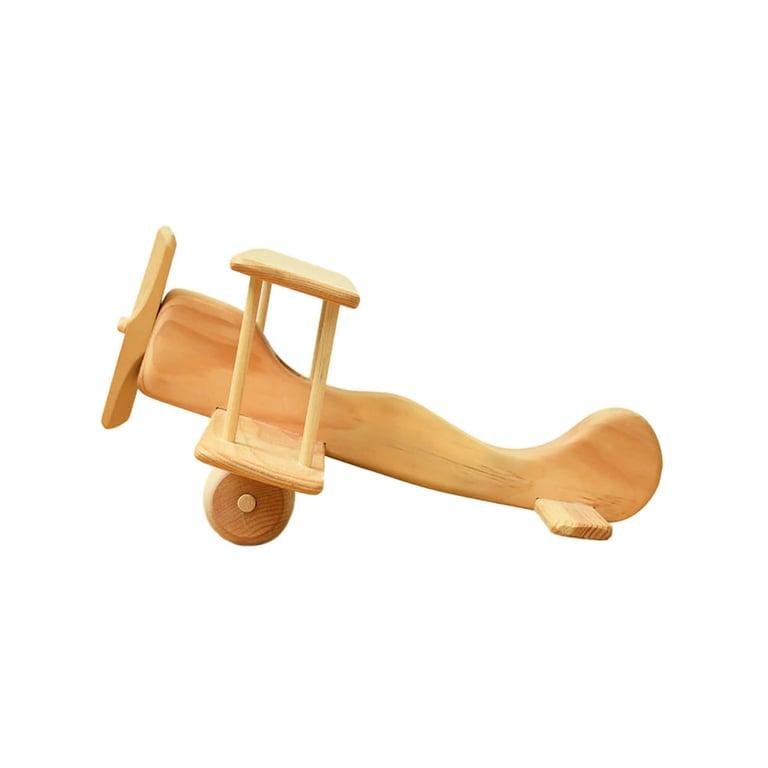 Montessori Bella Luna Toys Wooden Toy Airplane