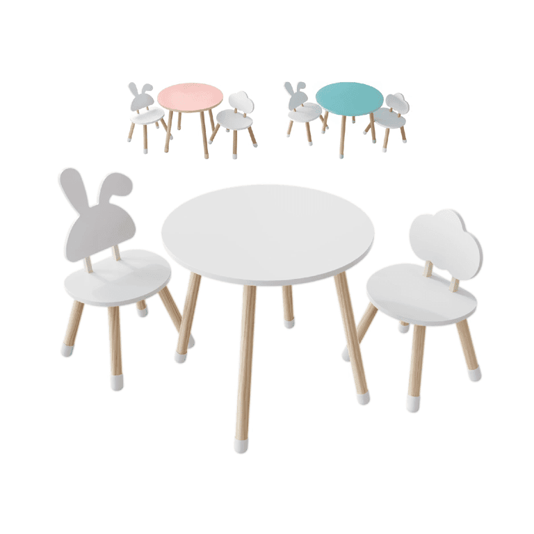 Montessori KYWAI Table and Chair Set White