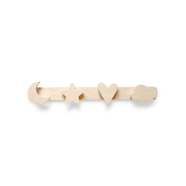 Montessori toddie.nl Wooden Coat Rack Natural