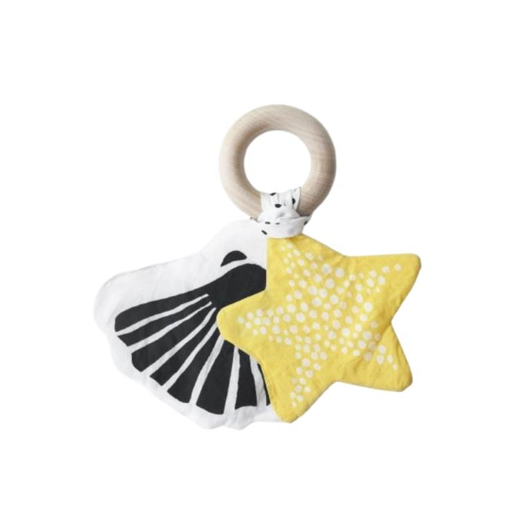 Montessori Wee Gallery Crinkle Teether Starfish