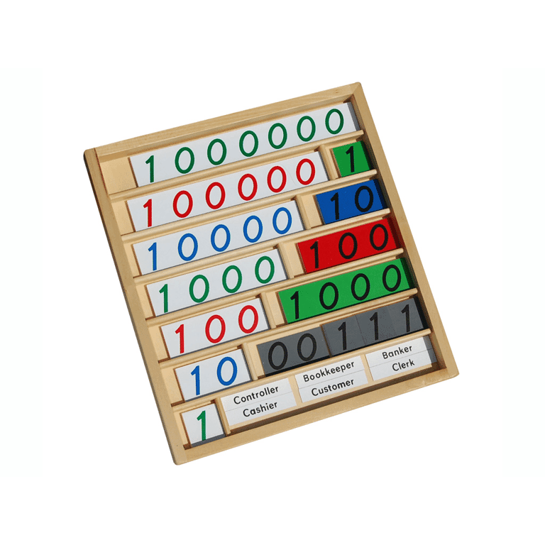 Montessori E&O Montessori Bank Game