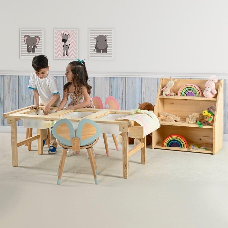 Montessori Woodentoysandclocks Large Sensory Table White