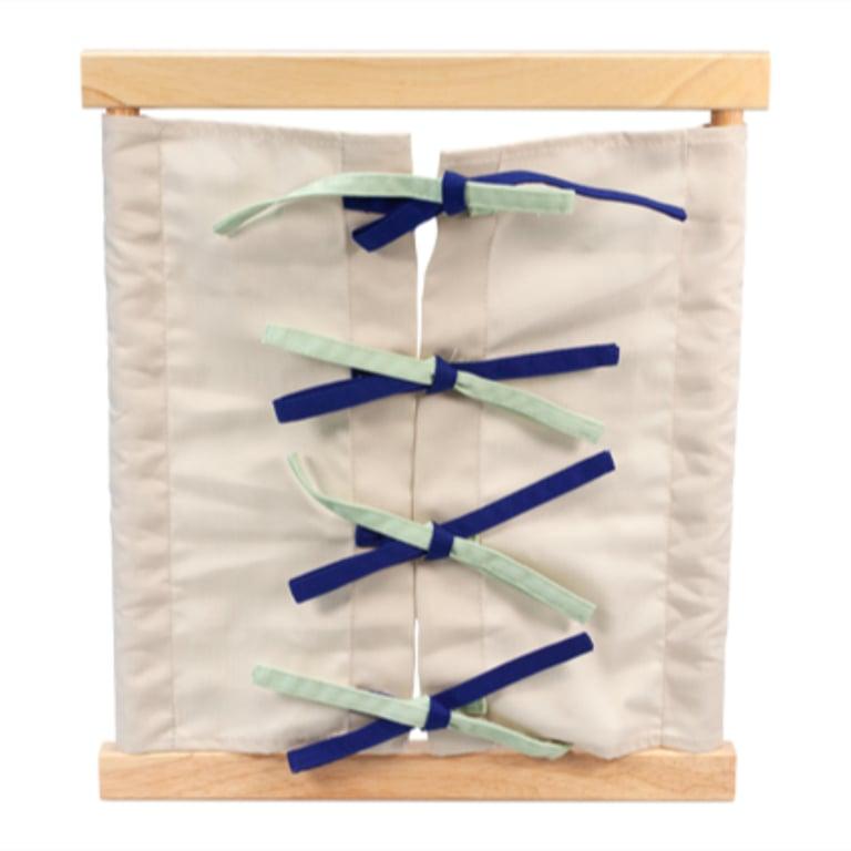 Montessori Alison's Montessori Bow Tying Dressing Frame