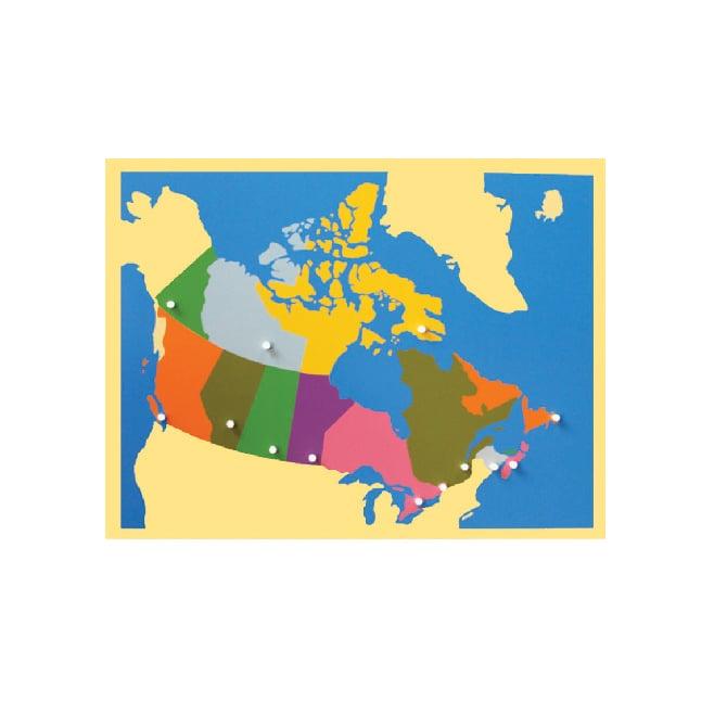 Montessori Bruins Montessori Puzzle Map of Canada