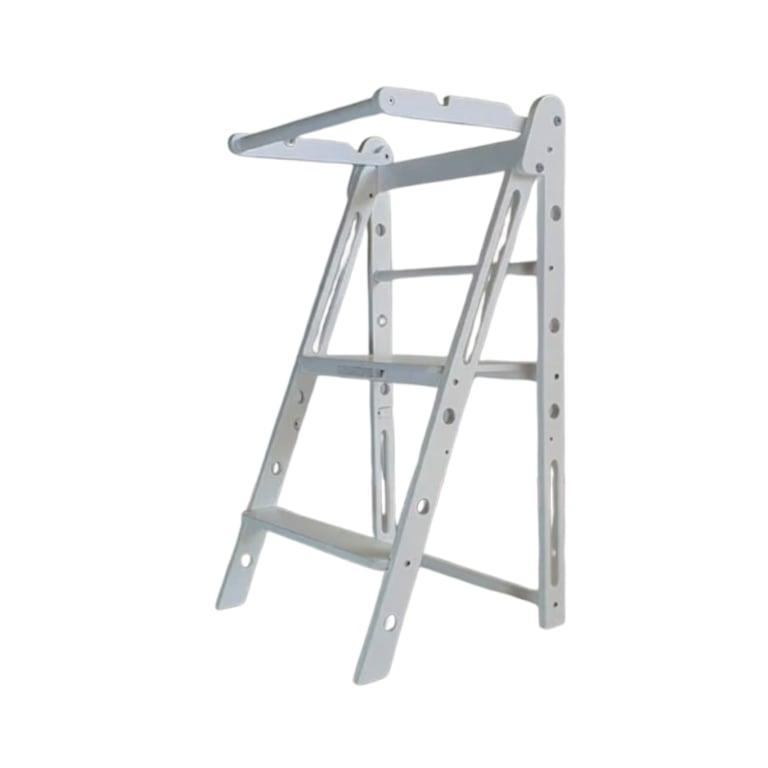 Montessori YkKids Foldable Toddler Tower Full White