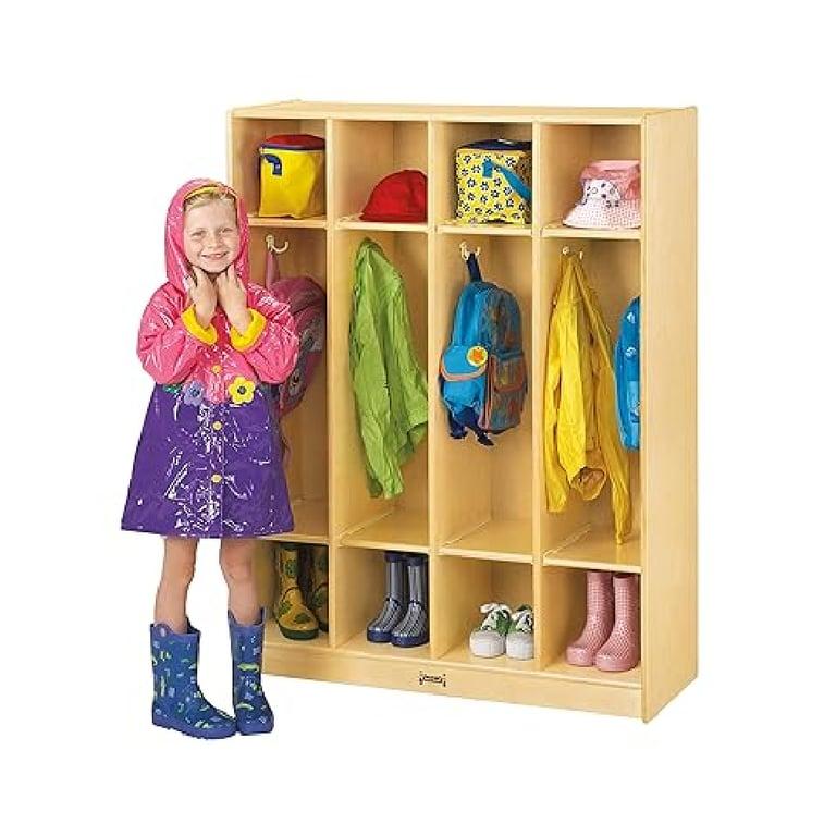 Montessori Jonti-Craft 4-Section Coat Locker