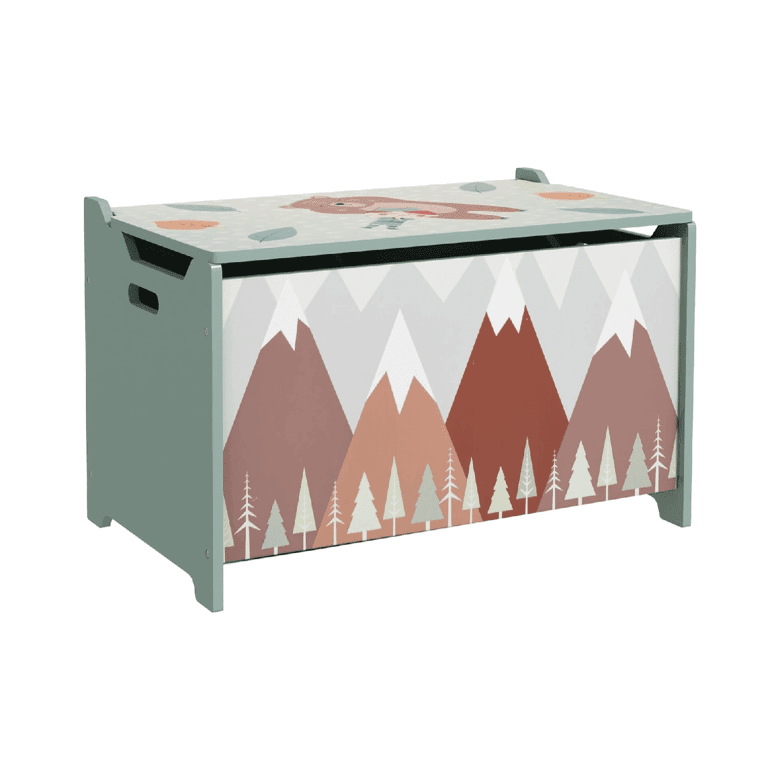 Montessori Zonekiz Storage Bench Green