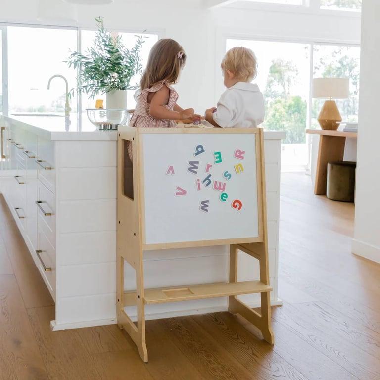 Montessori Little Big Learning Double Toddler Tower Birch