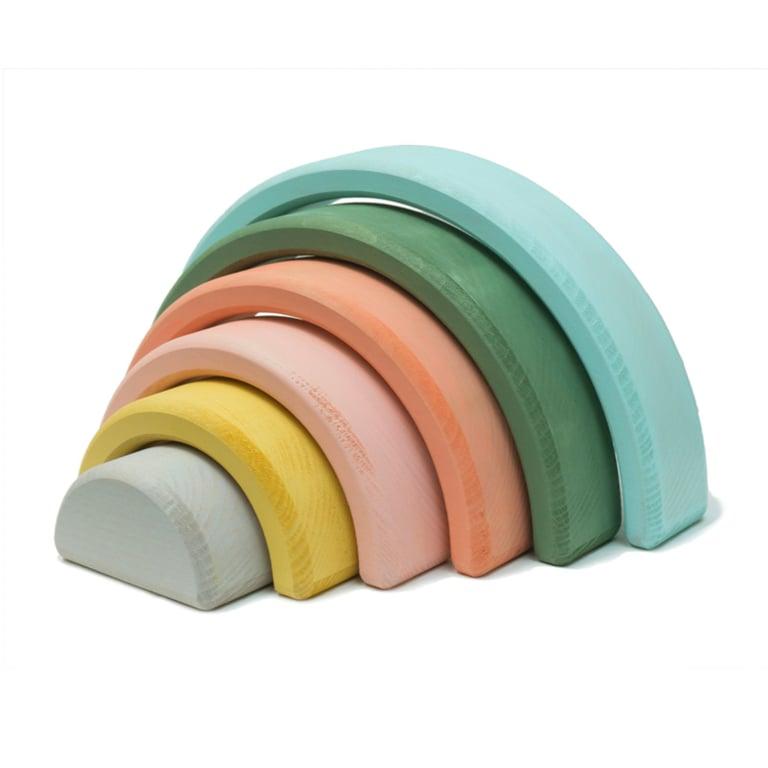 Montessori Wonder & Wise Rainbow Nesting Blocks