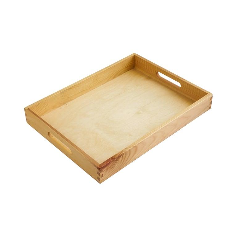 Montessori Wooden Freedom Sensory Sorting Tray Large 30 x 40 x 5 Inches With Beeswax Only