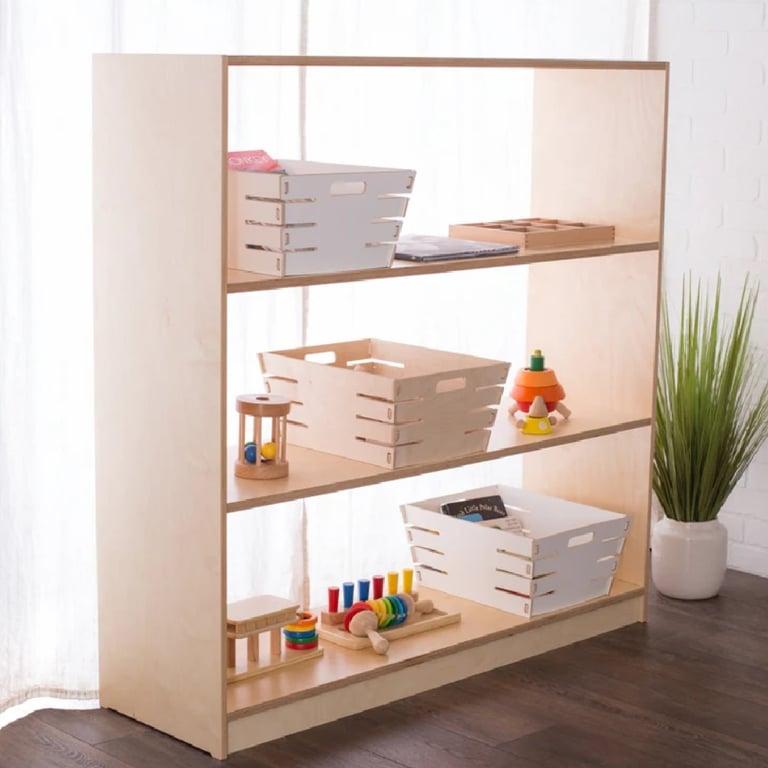 Montessori Sprout Kids Montessori School Open Back Shelving 48H 30W 11.5D