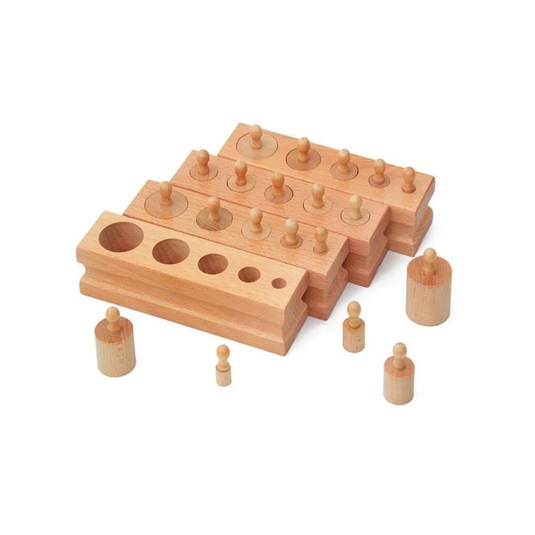 Montessori BippityBoppityBoo Mini Knobbed Montessori Cylinders