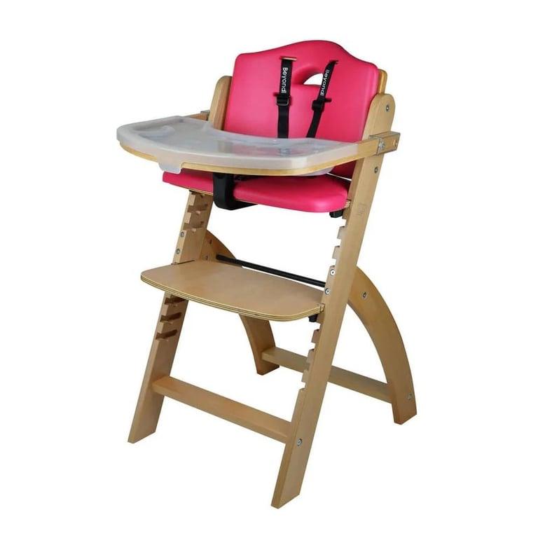 Montessori Abiie Beyond Junior High Chair Natural Raspberry