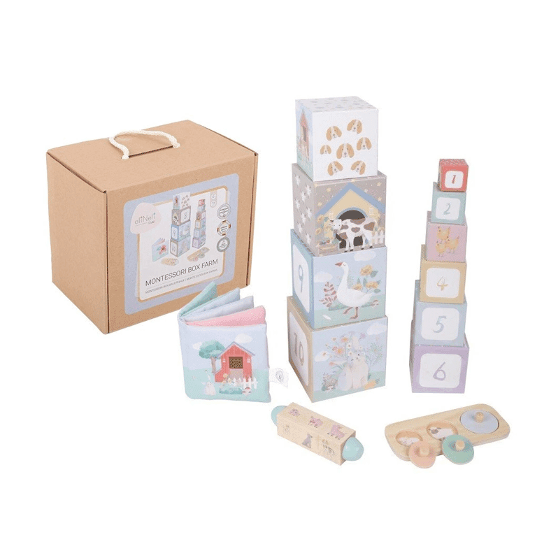 Montessori Elis Design Gift Set for 1 Year Farm