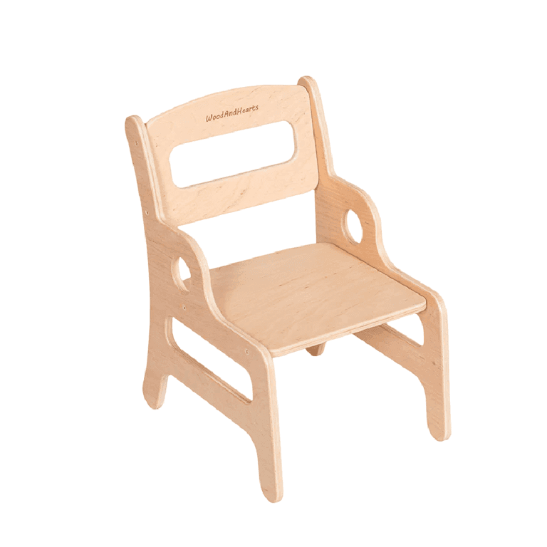Montessori REU Wood and Hearts Chair Kiddo 0