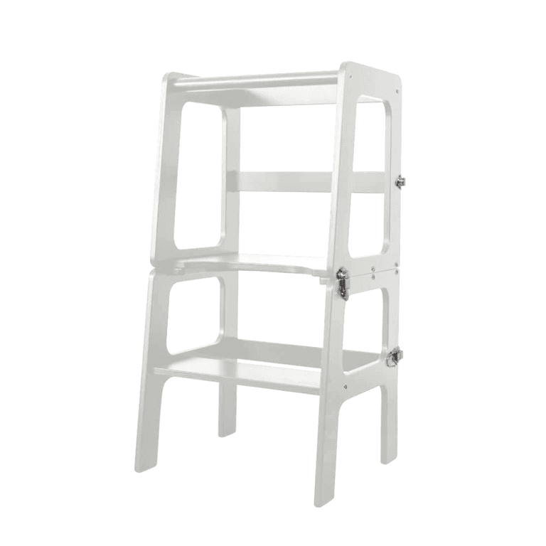 Montessori Jindl Convertible Toddler Tower White