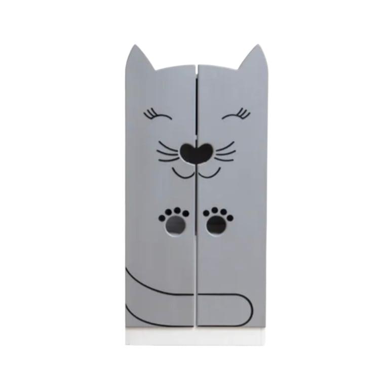 Montessori BusyWood Montessori Animal Dresser Kitty Gray