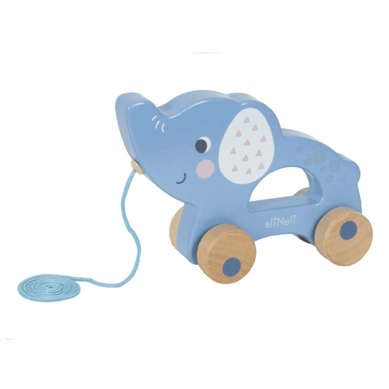 Montessori Elis Design Pull Along Toys Elephant