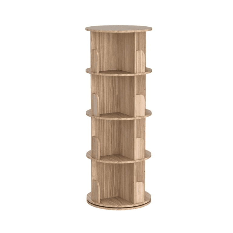 Montessori Heehee Rotating Bookshelf 4-Tier