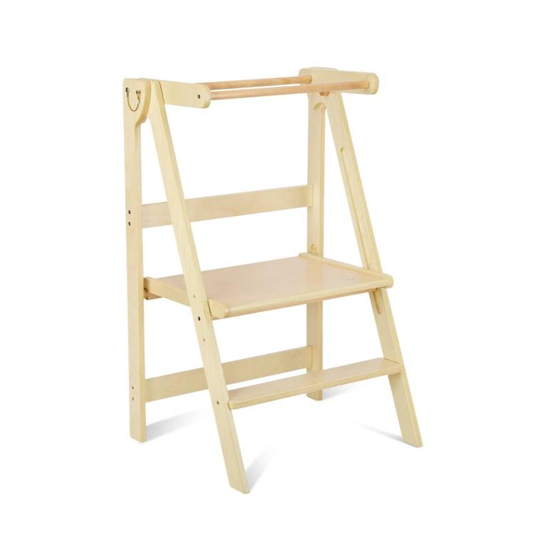 Montessori Mommy's Little Helper Co. Adjustable Double Wide Fold N' Store Toddler Tower