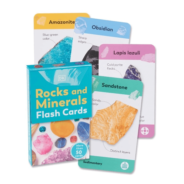 Montessori REU Montessori Services Rocks and Minerals Flash Cards