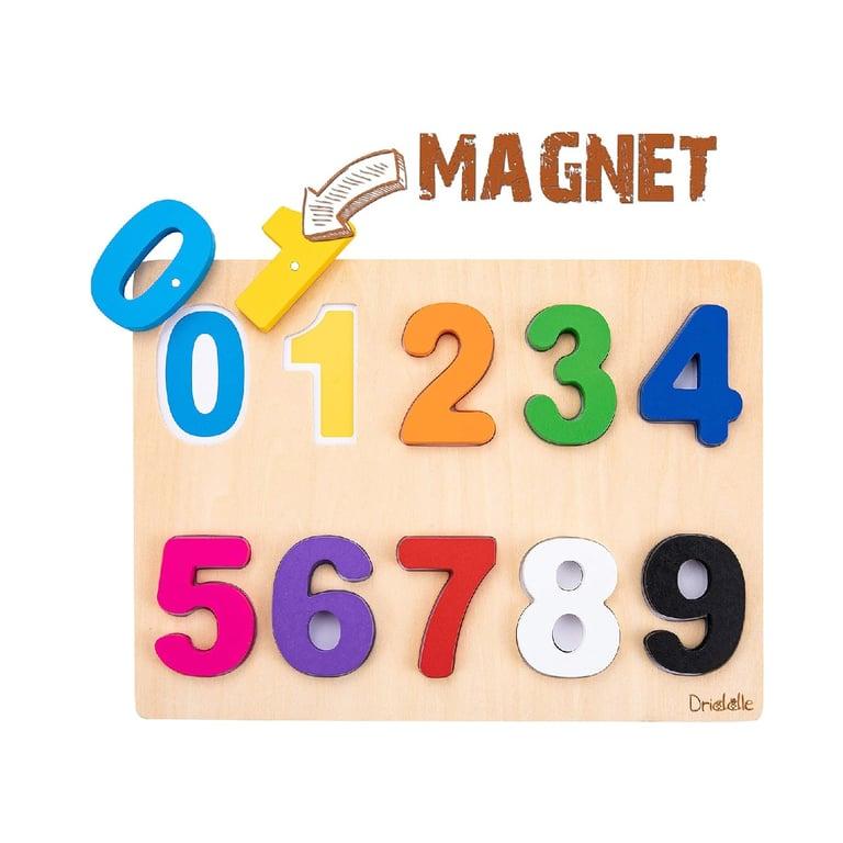 Montessori Driddle Magnetic Numbers Puzzle