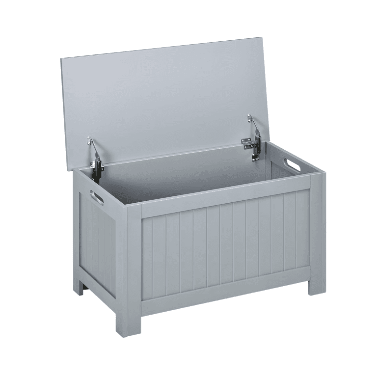 Montessori HOMCOM Storage Bench Gray