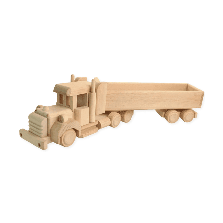 Montessori VESPLO Truck Toys American Semi Truck