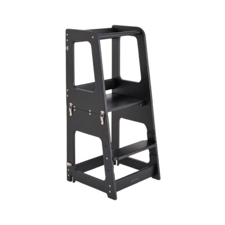Montessori Piccalio Mini Chef Convertible Helper Tower Black