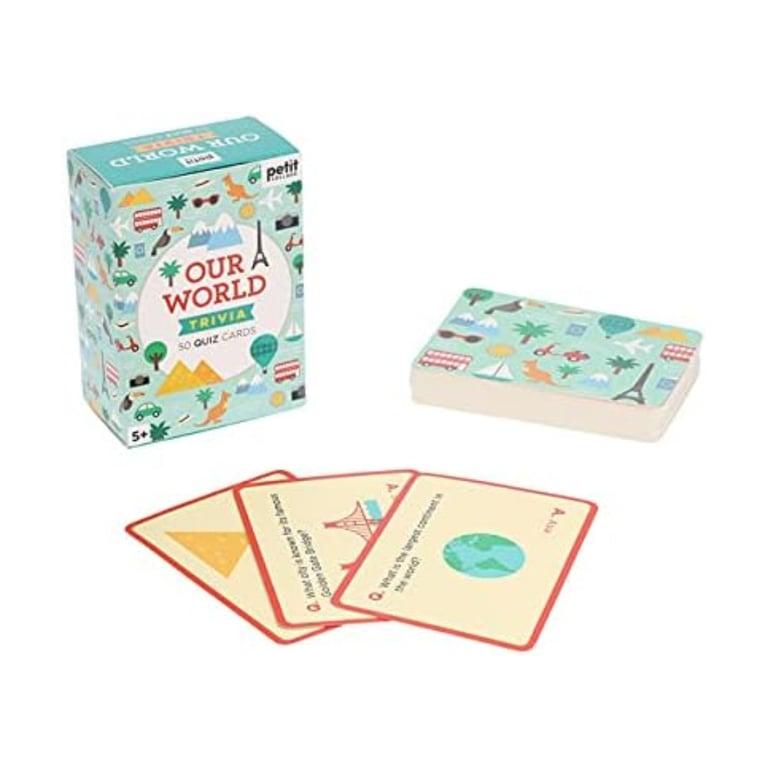 Montessori Petit Collage Our World Trivia Cards