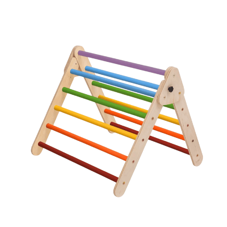 Montessori Katehaa Pikler Triangle Rainbow