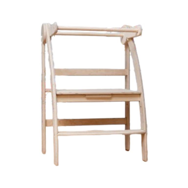 Montessori The Nurturing Nook Montessori Foldable Toddler Tower for Twins or Siblings