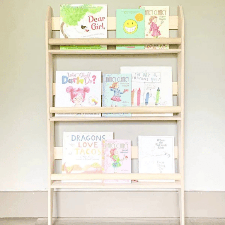 Montessori Bush Acres Cora Tall Montessori Bookshelf