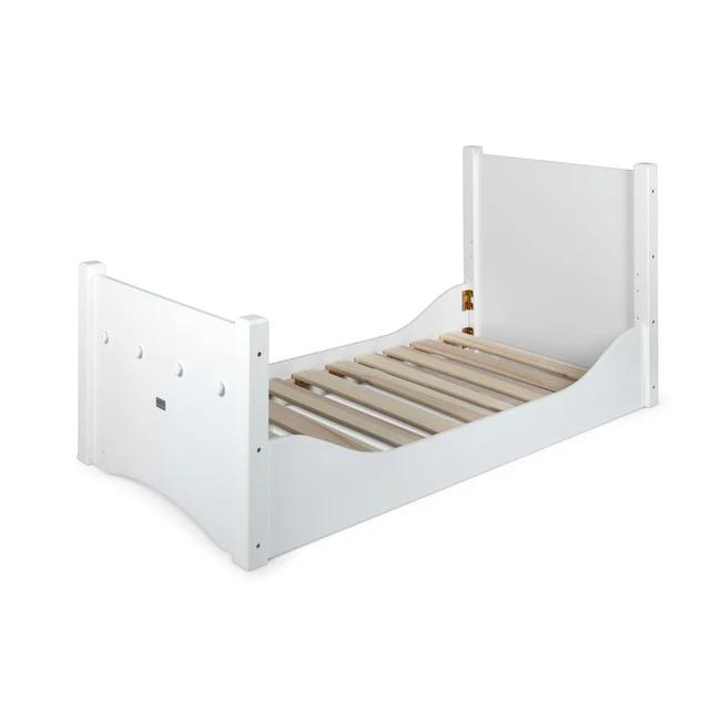Montessori My Happy Helpers Adjustable Single Floor Bed White