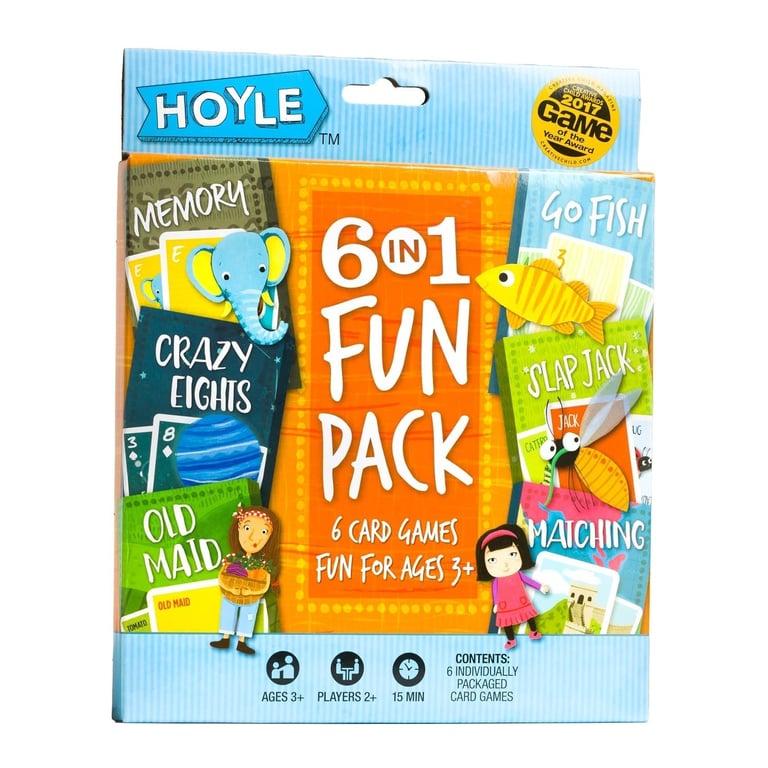 Montessori Hoyle 6 in 1 Fun Pack Kids Playing Cards Games