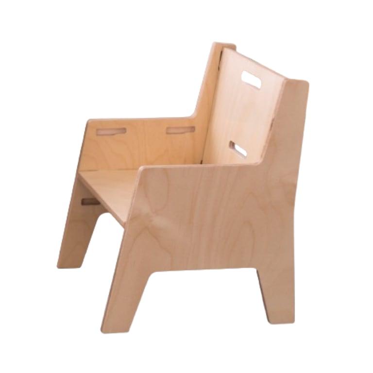 Montessori Sprout Kids Adjustable Montessori Weaning Chair Finished Birch