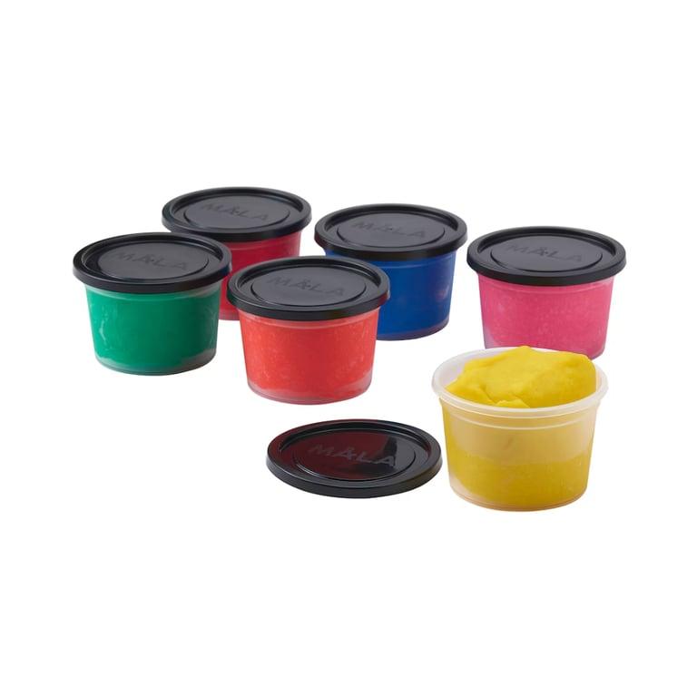 Montessori IKEA MÅLA Modeling Dough 6 Pack Mixed Colors