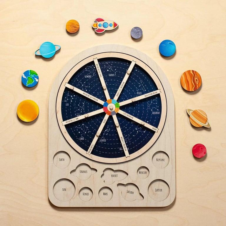 Montessori Eco Baby Puzzle Solar System Puzzle Only