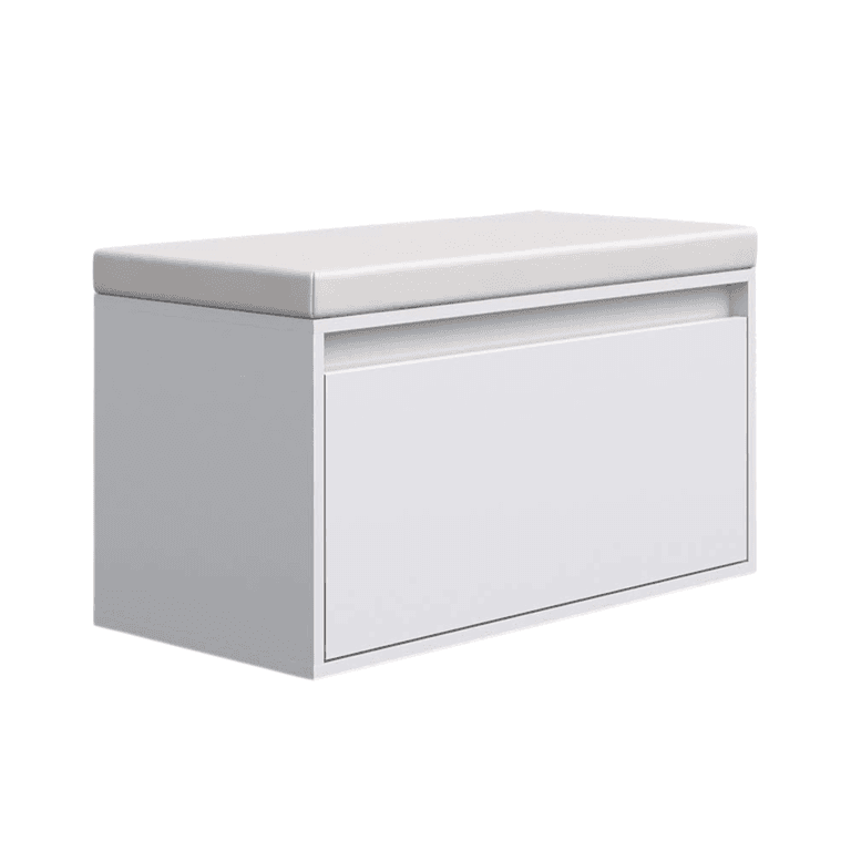 Montessori Vicco Storage Bench Iker White