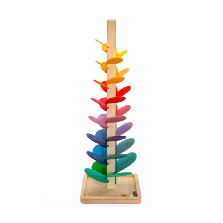 Montessori The Wooden Wagon Large Cascading Ball Tree