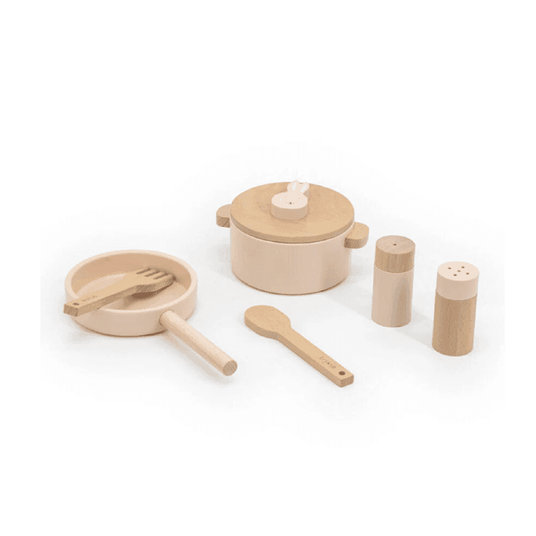 Montessori Trixie Cooking Play Set Rabbit