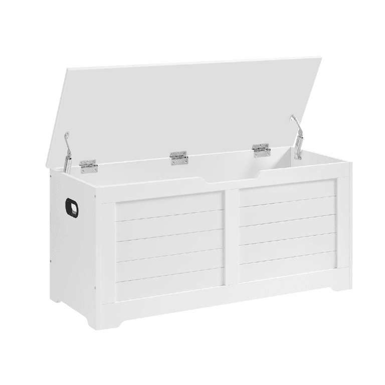Montessori VASAGLE Storage Bench White 100 x 40 x 46 cm