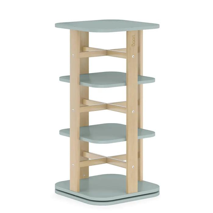 Montessori Boori Tidy Rotating Bookshelf Blueberry and Almond