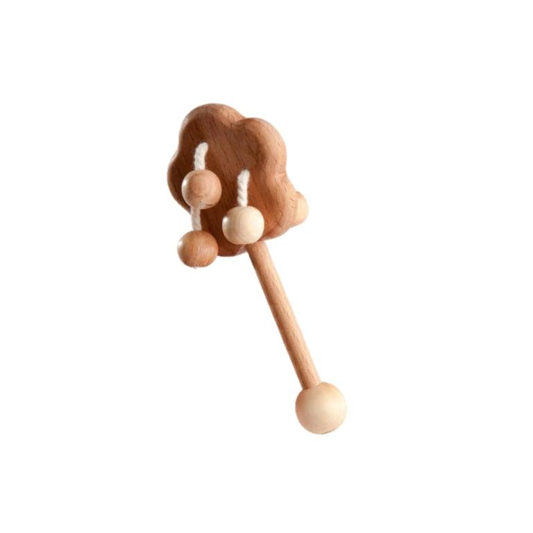 Montessori PoppyBabyCo Organic Wooden Rattle Toy Tree