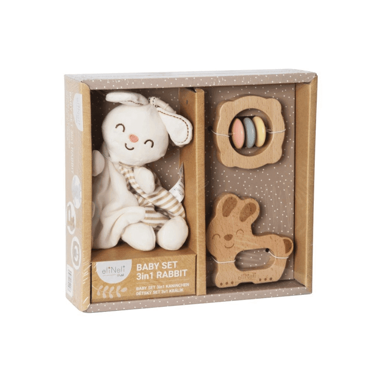 Montessori Elis Design 3 in 1 Toys Set Bunny
