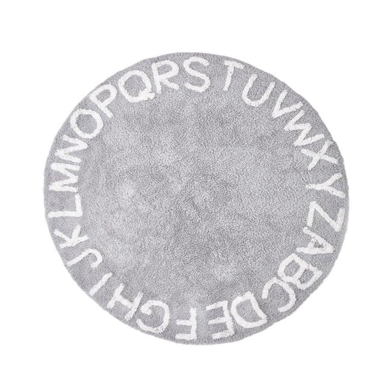 Montessori Wonder Space ABC Alphabet Play Mat Gray