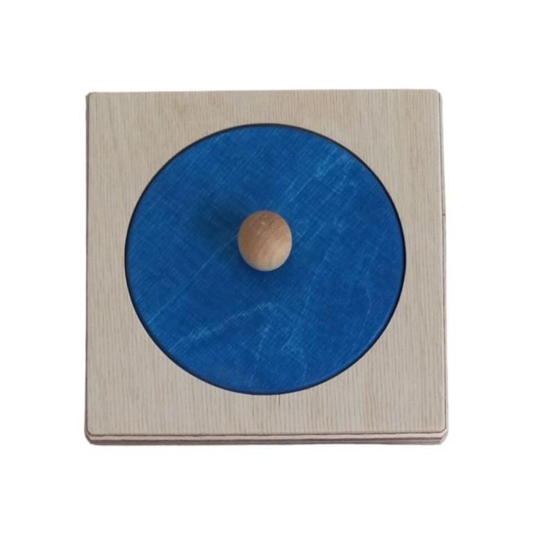Montessori Tapintoys Montessori Wood Puzzle Peg Board Circle