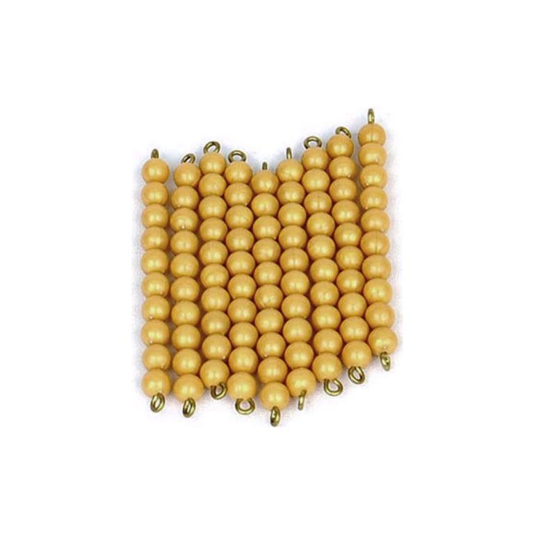 Montessori Kid Advance Montessori 9 Golden Bead Bars of 10