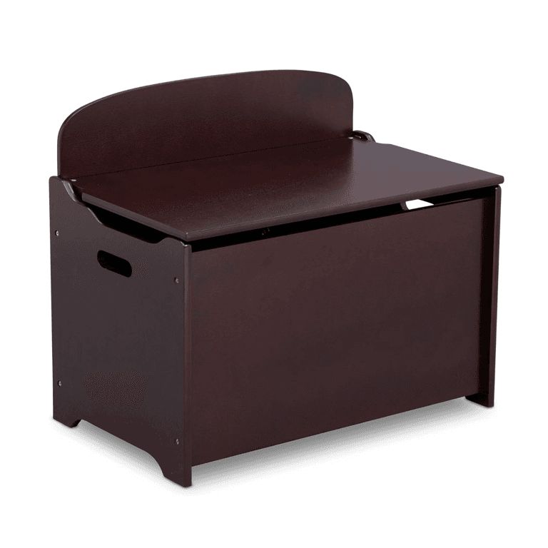 Montessori Delta Children Storage Bench MySize Deluxe Dark Chocolate