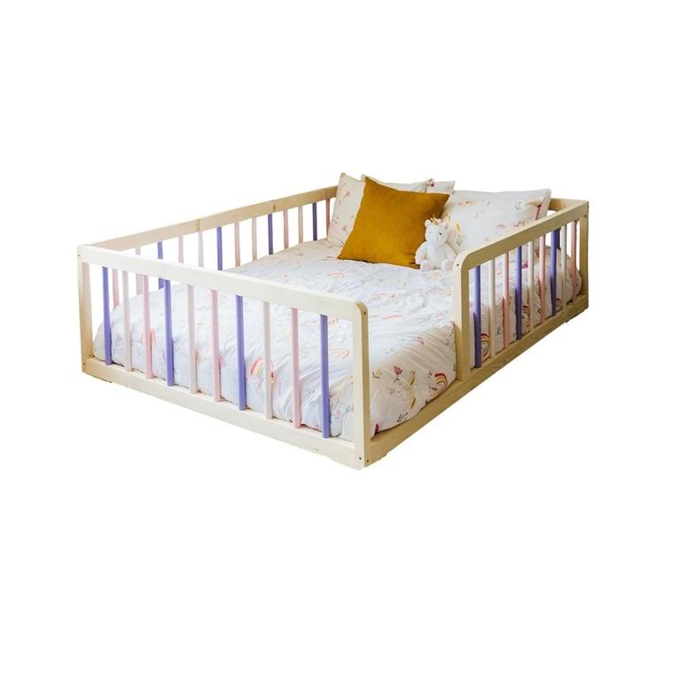 Montessori Simply Sori Princess Montessori Floor Bed Queen With Slats Left
